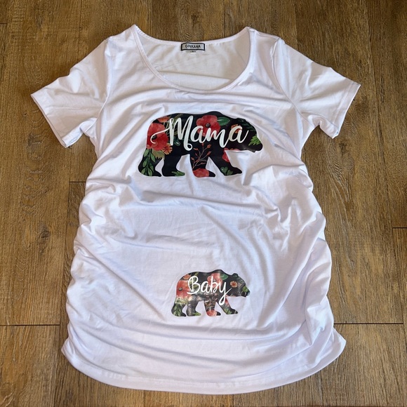 Mama and Baby Bear Maternity Shirt - Picture 2 of 7